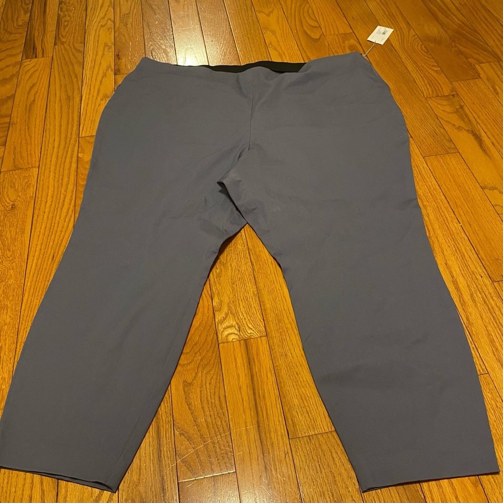 New NWT A New Day Blue High Rise Straight Leg Ankle Pants Size 26